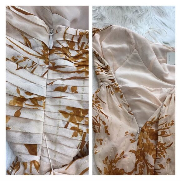 Joie Arney Floral Silk Halter Midi Dress NWT Sz 10 - Picture 8 of 8